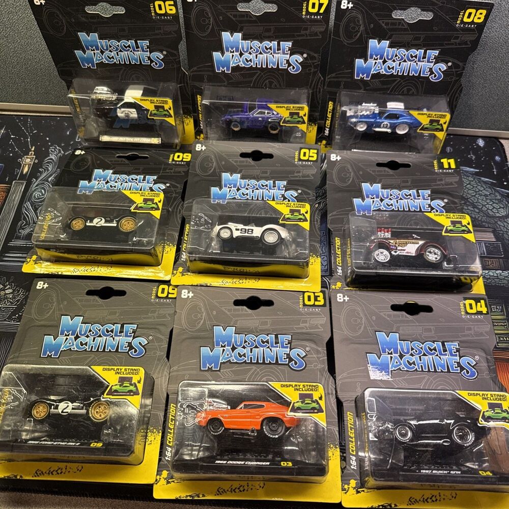 Muscle Machines Lot Of 9